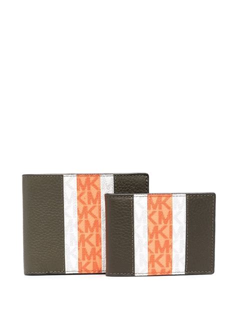 michael kors striped wallet|michael kors wallet with strap.